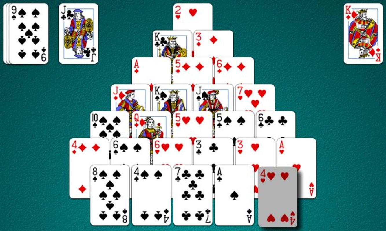 Free download of pyramid solitaire free